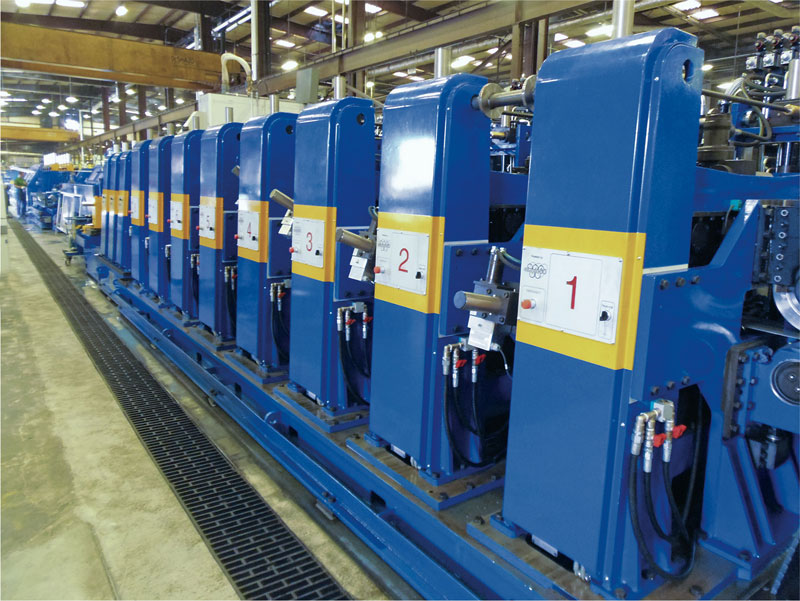 Linear Cage Forming for Round Tubes